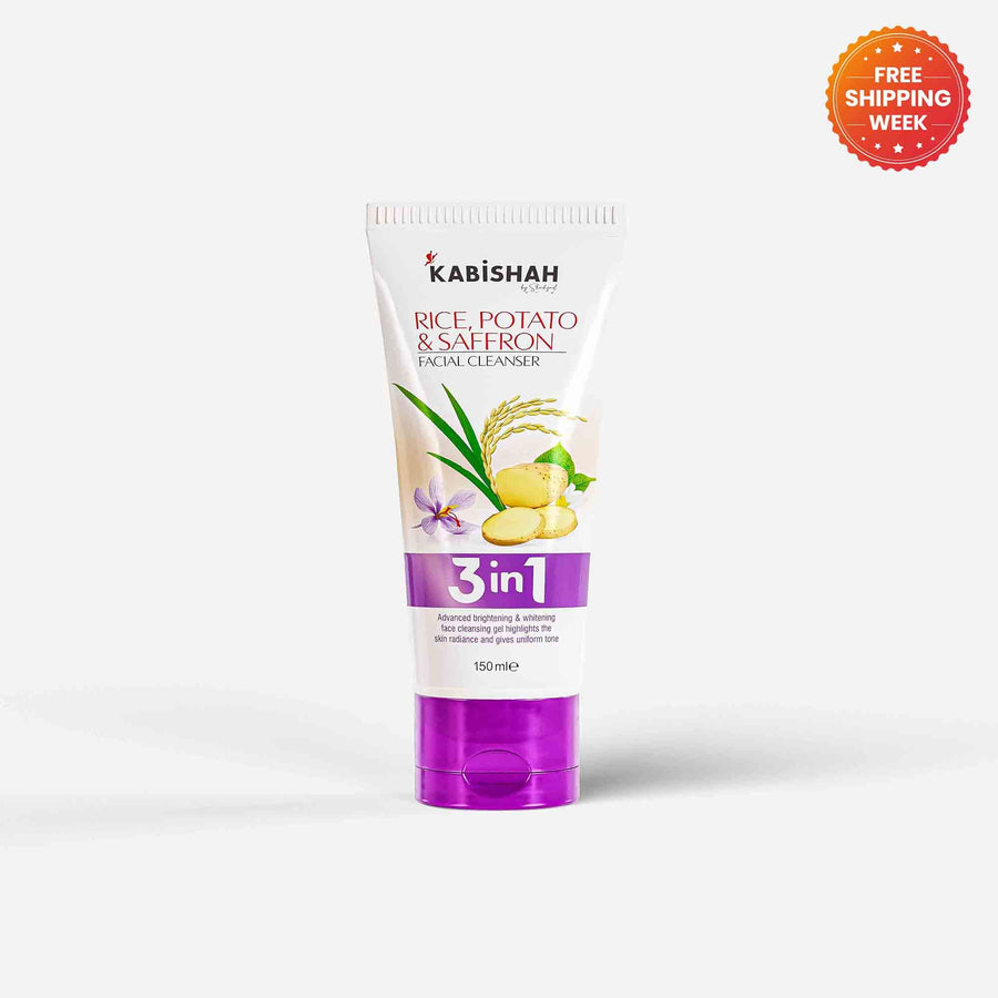 Rice, Potato & Saffron Facial Cleanser
