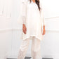 Dhanak White kurta