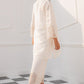Dhanak White kurta