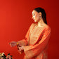 3 Piece - Embroidered Karandi Suit (Unstitched)