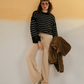 Ladies Striped Sweater