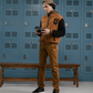 Men Suede Jacket