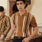 Johnny Collar Striped Polo