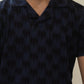 Textured Print Polo