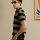 Striped Knit Polo