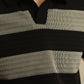 Striped Knit Polo