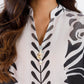 Stitched Printed Slub Shirt