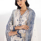 Stitched Embroidered Lawn Suit