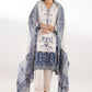 Stitched Embroidered Lawn Suit