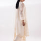 Stitched Embroidered Cotton Net Shirt