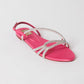 Pink Slingback Sandals