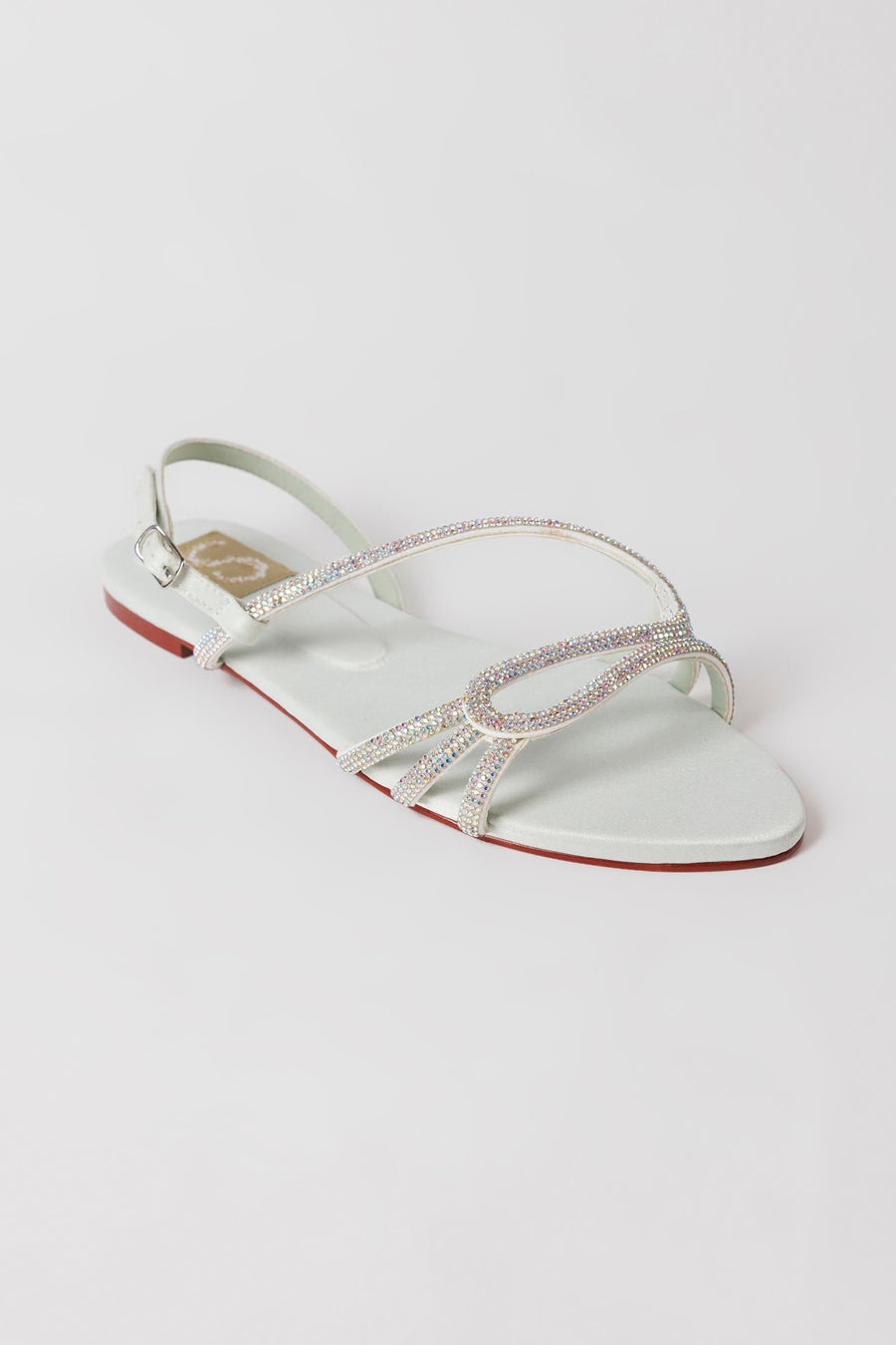 Blue Slingback Sandals