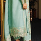 Stitched Embroidered Raw Silk Culotte