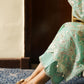 Stitched Embroidered Raw Silk Culotte