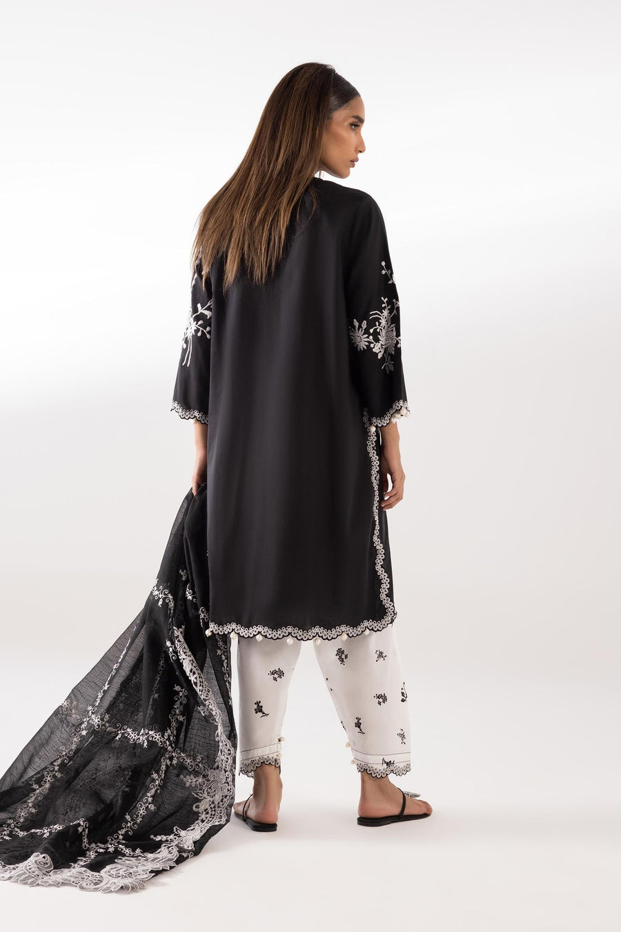 Embroidered Cotton Dupatta