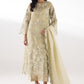 Stitched Embroidered Raw Silk Suit