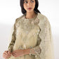 Stitched Embroidered Raw Silk Suit