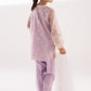 Stitched Kids Embroidered Net Suit