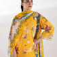 Stitched Embroidered Muzlin Shirt+ Shalwar