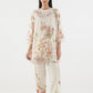Stitched Printed Lawn Shirt+ Culotte