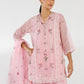 Stitched Embroidered Muzlin Suit