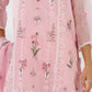 Stitched Embroidered Muzlin Suit