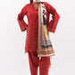 Stitched Embroidered Lawn Suit