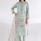 Stitched Lawn Embroidered Shirt + Culotte + Dupatta