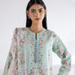Stitched Lawn Embroidered Shirt + Culotte + Dupatta