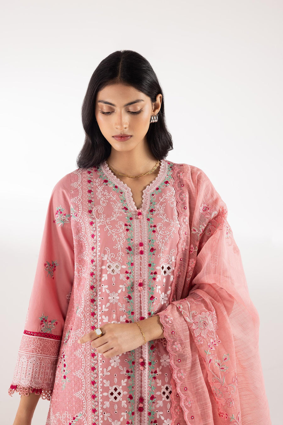 Stitched Embroidered Signature Suit