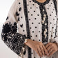 Stitched Embroidered Raw Silk Shirt + Culotte