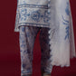 Stitched Printed Slub Skinny Shalwar