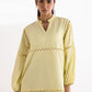 Stitched Dyed Cotton Dress