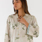 Stitched Printed Textured Shirt + Culotte
