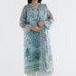 Stitched Printed Poly Silk Shirt+ Dupatta