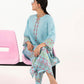 Stitched Printed Viscose Shirt+ Culotte