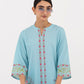 Stitched Printed Viscose Shirt+ Culotte
