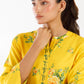 Stitched Printed Linen Shirt+ Culotte