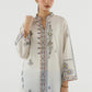 Stitched Printed Dobby Shirt+ Culotte