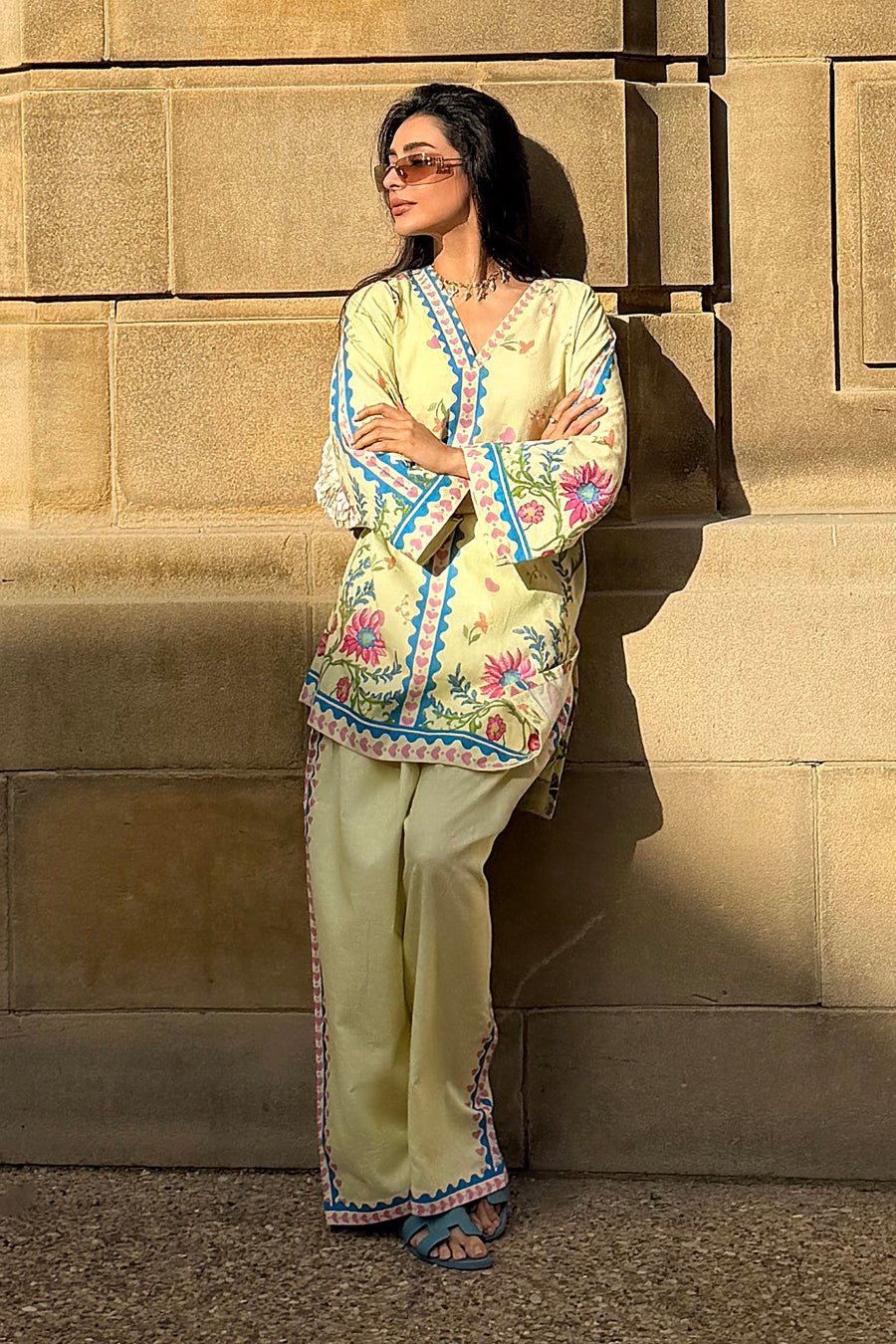 Stitched Printed Dobby Shirt+ Shalwar
