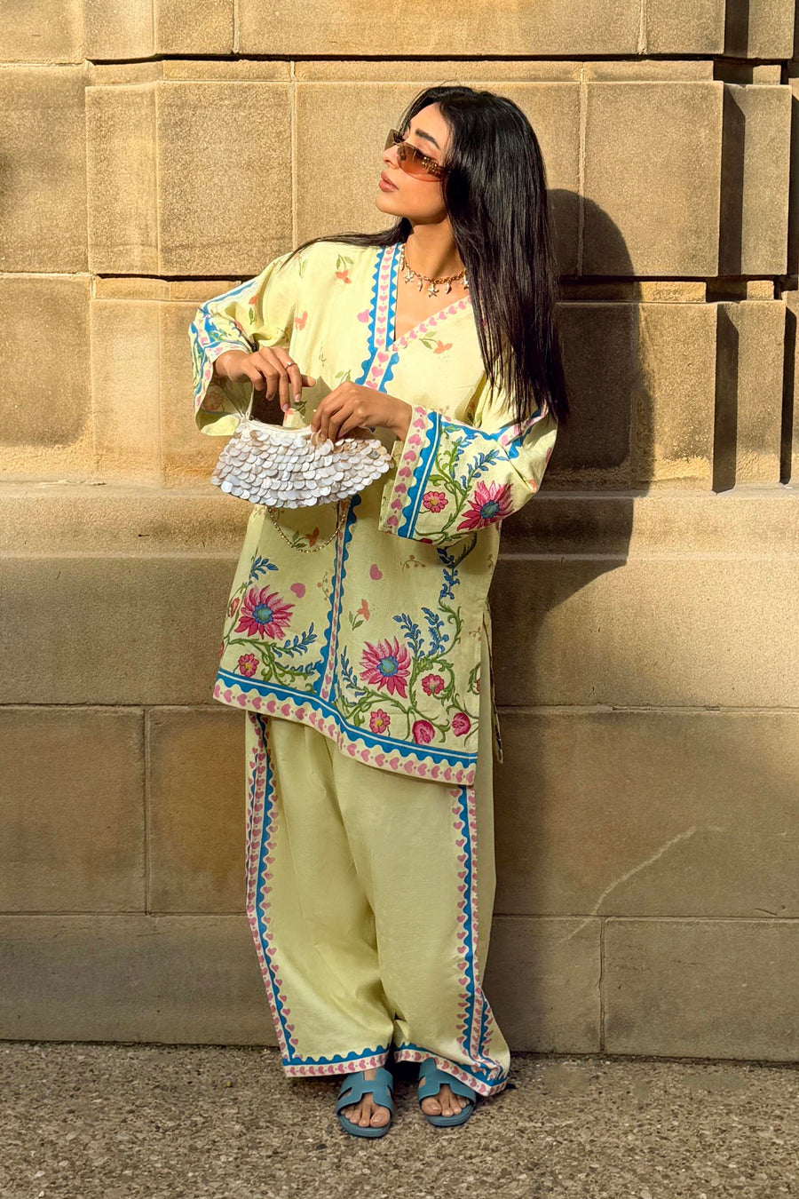 Stitched Printed Dobby Shirt+ Shalwar