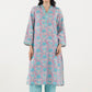 Stitched Printed Fancy Dobby Shirt+ Culotte