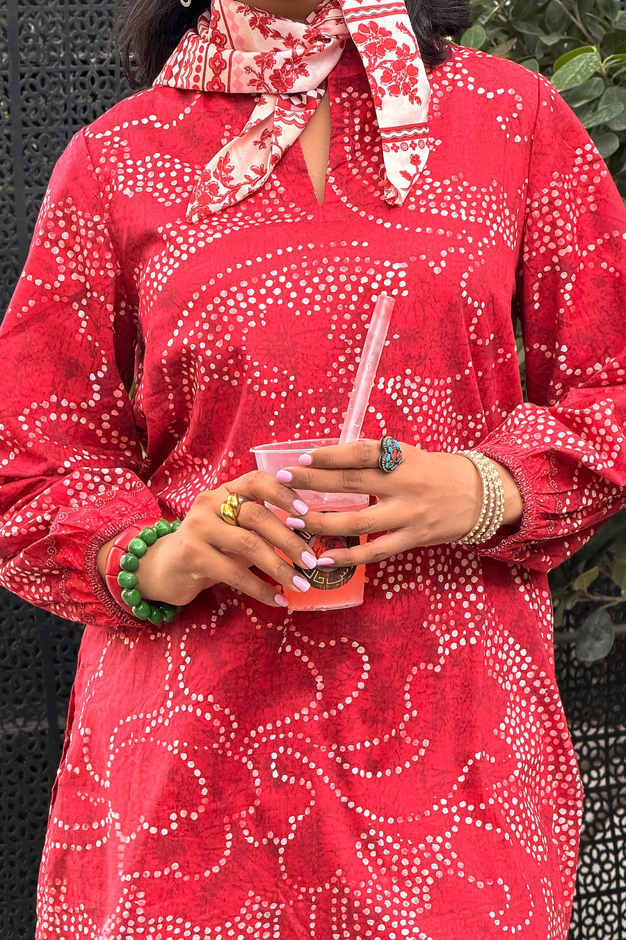 Stitched Printed Lawn Shirt+ Culotte