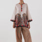Stitched Printed Fancy Dobby Shirt+ Shalwar