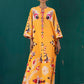 Stitched Printed Viscose Shirt+ Culotte