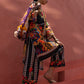 Stitched Printed Viscose Shirt+ Culotte