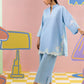 Stitched Embroidered Lawn Shirt+ Culotte
