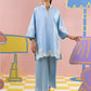 Stitched Embroidered Lawn Shirt+ Culotte