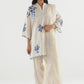 Stitched Embroidered Lawn Suit