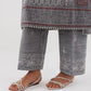 Stitched Embroidered Chambray Shirt+ Culotte